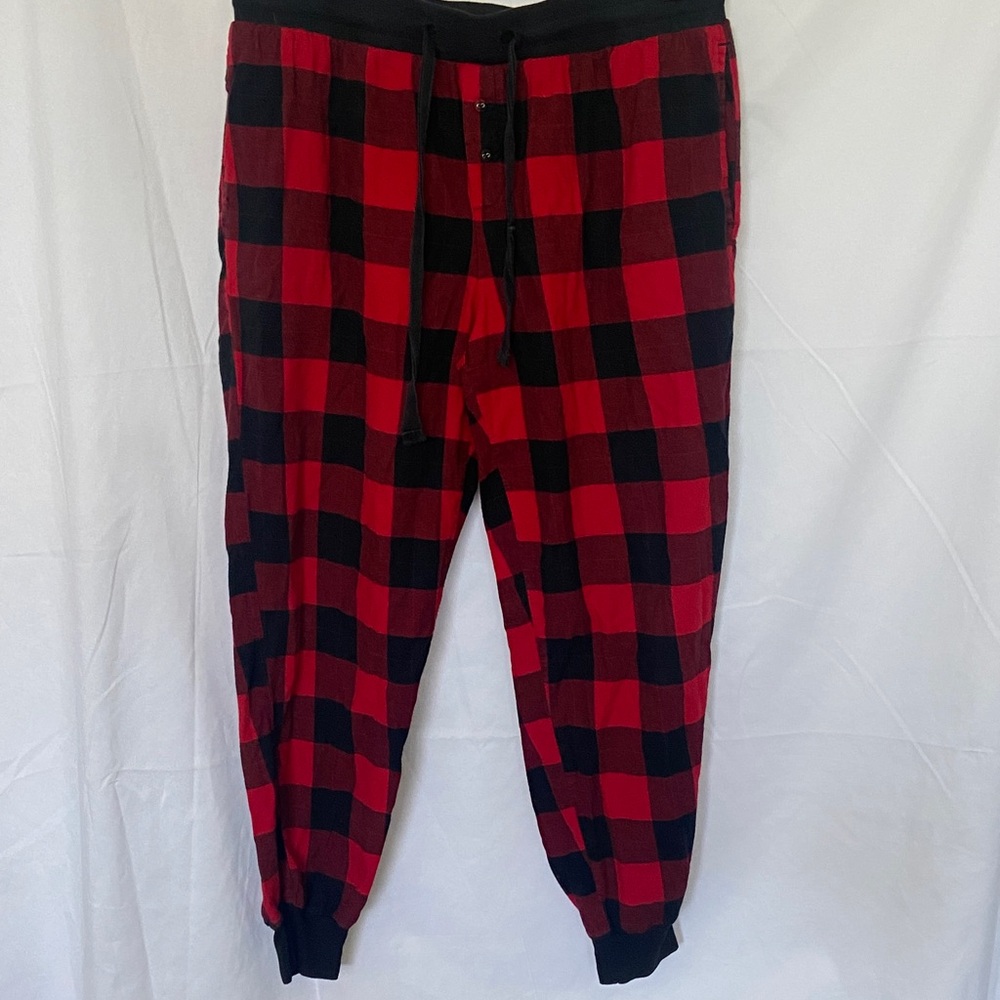 Stars Above Red and Black Checkered Kids Pants